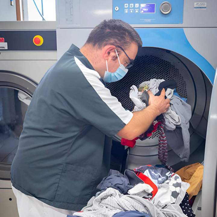 Une blanchisserie pour les professionnels et les particuliers